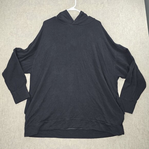 Offline By Aerie Womens Black Oversized Hoodie XXLarge Cotton Blend - Picture 1 of 6